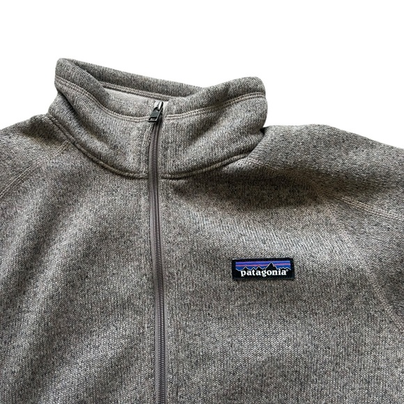 Patagonia Women's Better Sweater 1/4-Zip Fleece size small birch white beige tan - Picture 4 of 9